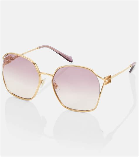 miu miu square sunglasses|miu prescription sunglasses.